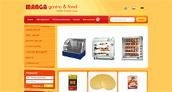 Desktop Screenshot of manga-gastrofood.sk